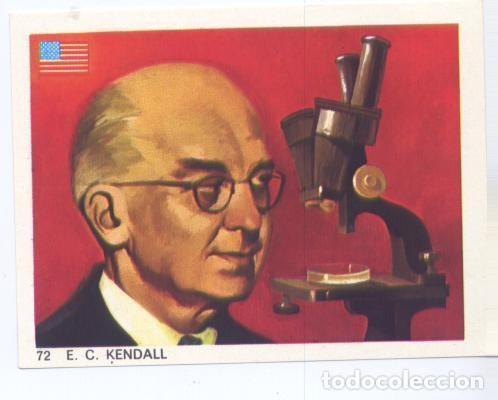 Colecionismo desportivo: Cromos: Hombres Famosos numero 072: E.C.Kendall - Varios