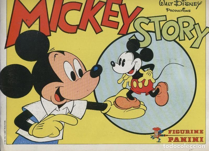 Colecionismo desportivo: Album cromos: Mickey Story - Walt Disneys