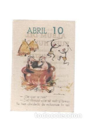 Collezionismo sportivo: Cromo: album del buen humor de la firma Potax : 10 de abril, dibujo de Munta&ntilde;ola