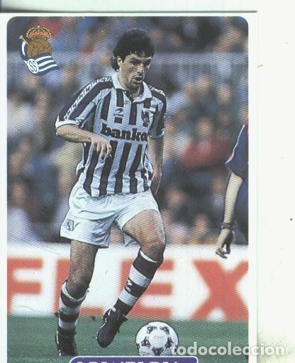 Coleccionismo deportivo: Cromos: Las fichas de la liga 95/96-Real Sociedad: Aranzabal - Varios
