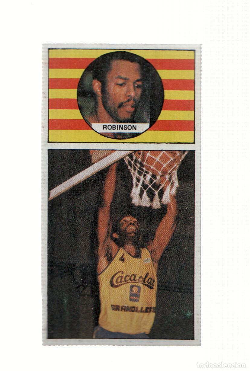 Colecionismo desportivo: Cromo: Baloncesto 1986-1987: numero 034: Robinson del Cacaolat