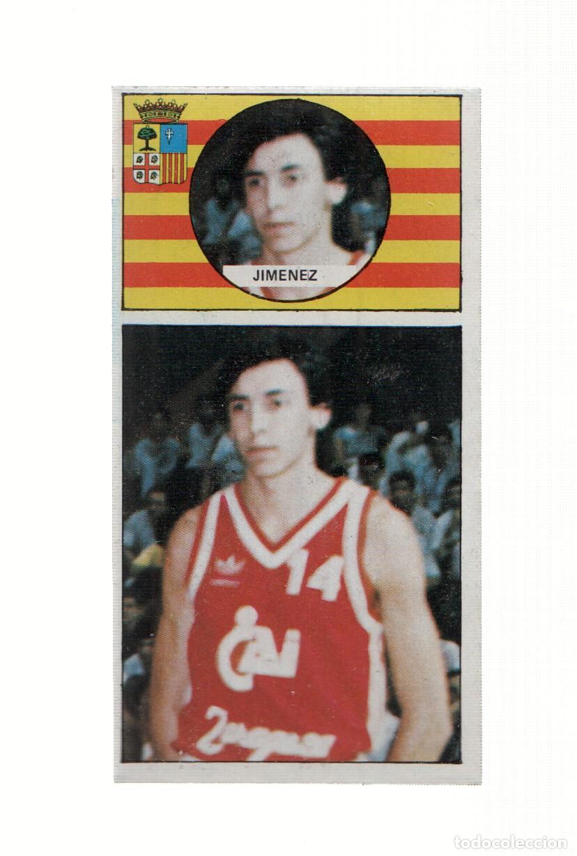 Coleccionismo deportivo: Cromo: Baloncesto 1986-1987: numero 043: Luis Jimenez del Cai Zaragoza