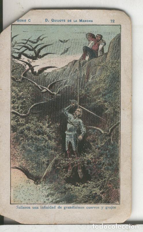 Collezionismo sportivo: Chocolate Amatller cromo Don Quijote numero 72 - Varios