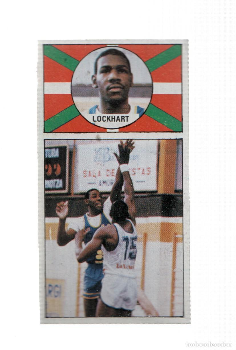 Coleccionismo deportivo: Cromo: Baloncesto 1986-1987: numero 015: Lockart del Caja Bilbao