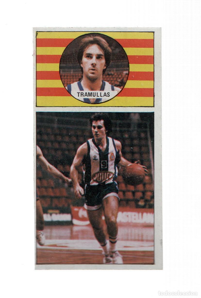 Collezionismo sportivo: Cromo: Baloncesto 1986-1987: numero 065: Tramullas del Espa&ntilde;ol