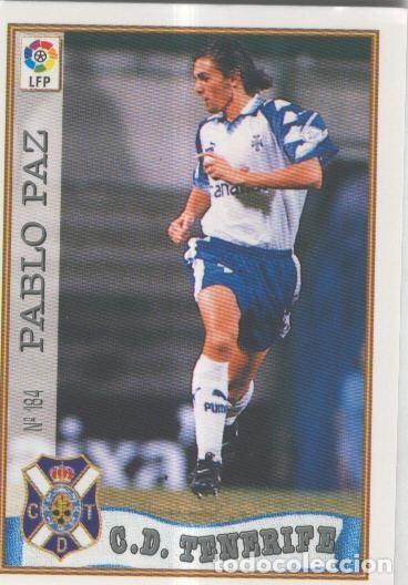 Collezionismo sportivo: Cromo Liga 97/98: C.D.Tenerife numero 184: Pablo Paz - Varios