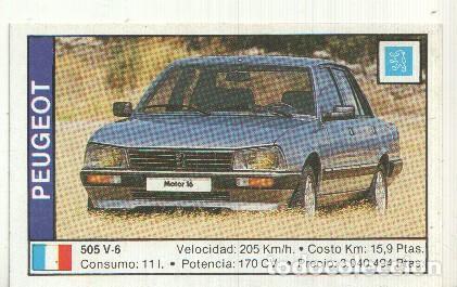 Sammelleidenschaft Sport: CROMO numero 128: PEUGEOT 505 - Varios