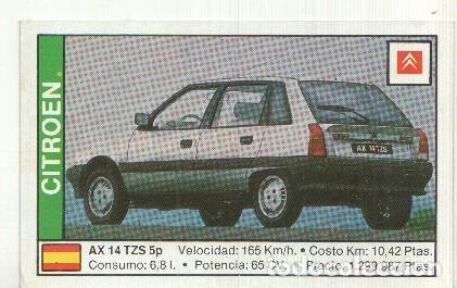 Sammelleidenschaft Sport: CROMO numero 033: CITROEN AX - Varios