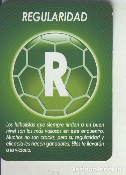 Collectionnisme sportif: Cromo: Derby Total 2004-2005: Carta de Inicio: Regularidad - R - - Varios