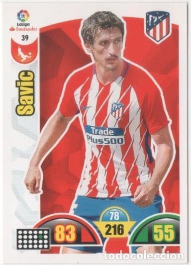 Sports collectibles: Cromo E00613: Album 2-Trading Car Game 2017-18, Savic:At.C. Madrid. Defensa - LFP