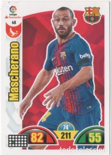 Sports collectibles: Cromo E00631: Album 2-Trading Car Game 2017-18, Mascherano: F.C. Barcelona - LFP