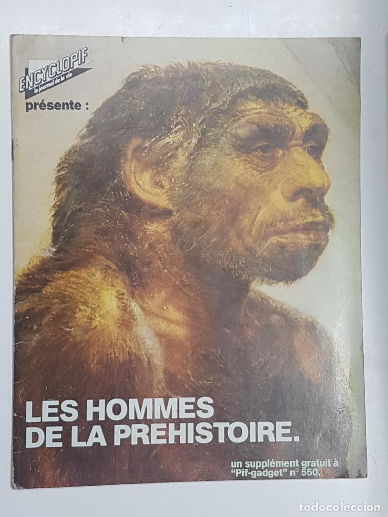 Coleccionismo deportivo: Album de cromos, Encyclopif: Les Hommes de la Prehistoire, un suplement a Pif-gadget&rdquo; num 550&rdquo; - NUL