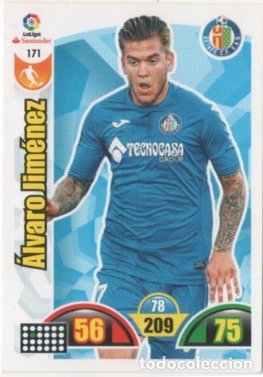 Coleccionismo deportivo: Cromo E00705: Album 2-trading Car Game 2017-18, &Aacute;lvaro Jim&eacute;nez: Getafe C.F. Medio - LFP