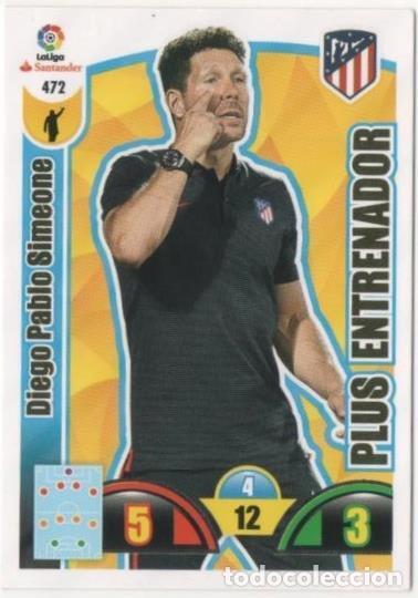 Colecionismo desportivo: Cromo E00913: Album 2-Trading Car Game 2017-18,Diego Pablo Simeone-PLUS ENTRENADOR: At. De Madrid -