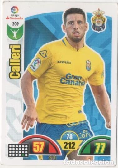 Colecionismo desportivo: Cromo E00732: Album 2-Trading Car Game 2017-18, Calleri: U.D. Las Palmas. Delantero - LFP