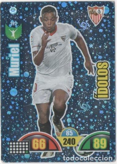 Colecionismo desportivo: Cromo E00863: Album 2-trading Car Game 2017-18, Muriel-&Iacute;DOLOS: Sevilla F.C. Delantero - LFP