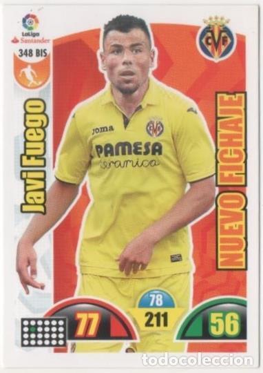 Colecionismo desportivo: Cromo E00828: Album 2-Trading Car Game 2017-18, Javi Fuego: Villareal C.F. Medio - LFP
