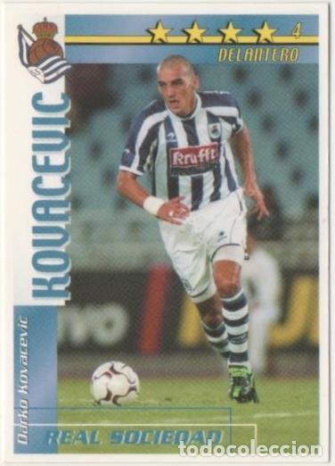 Coleccionismo deportivo: Cromo E00152: Fichas de la Liga 2003, Kovacevic: Real Sociedad. Delantero - LFP