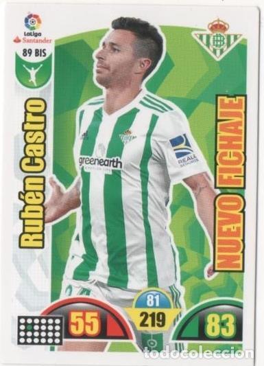 Coleccionismo deportivo: Cromo E00648: Album 2-Trading Car Game 2017-18, Rub&eacute;n Castro: Real Betis Balonpie. Delantero - LFP