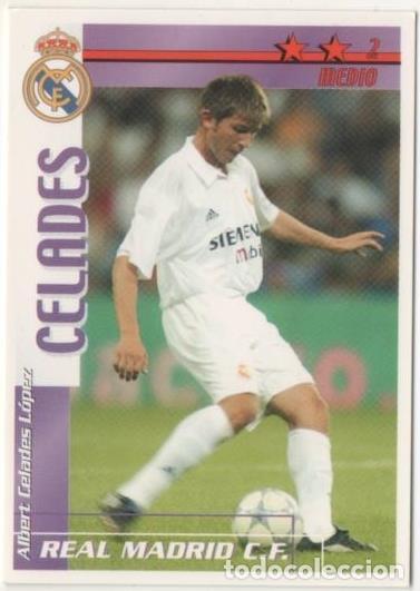 Sammelleidenschaft Sport: Cromo E00243: Fichas de la Liga 2003, Celades: Real Madrid. Medio - LFP