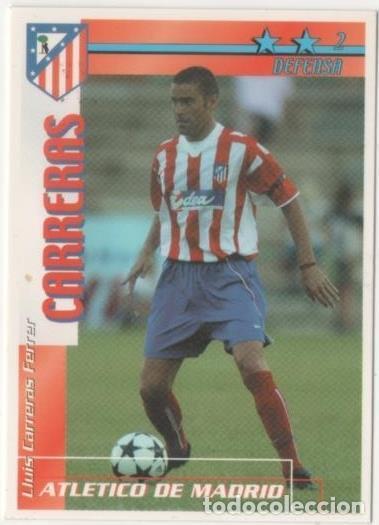 Collectionnisme sportif: Cromo E00118: Fichas de la Liga 2003, Carreras: Atletico de Madrid. Defensa - LFP