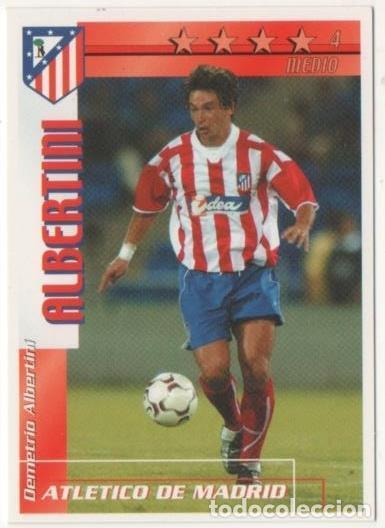 Coleccionismo deportivo: Cromo E00113: Fichas dela Liga 2003, Albertini: Atletico de Madrid. Medio - LFP