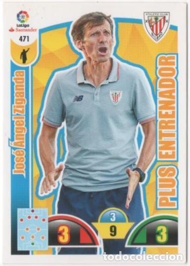 Coleccionismo deportivo: Cromo E00912: Album 2-Trading Car Game 2017-18, Jos&eacute; &auml;ngel Ziganda-PLUS ENTRENADOR: At. De Bilbao -