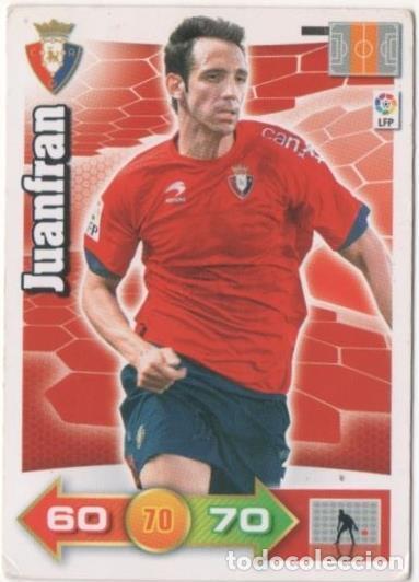Coleccionismo deportivo: Cromo E00494: Album 2-Trading Car Game 2010-11, Juanfran: C.AT. Osasuna. Medio - LFP