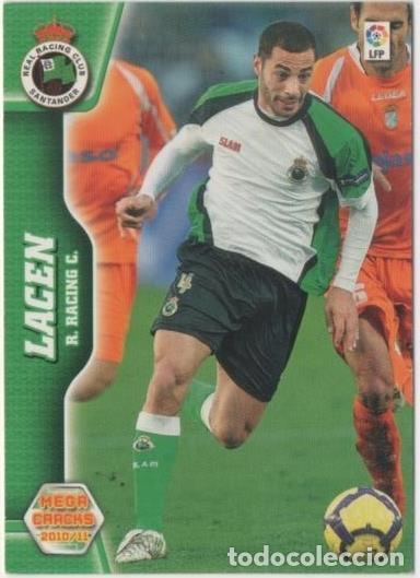Coleccionismo deportivo: Cromo E00491: Album 2-Mega Cracks 2010-11, Lacen: R.Racing C. Medio - LFP