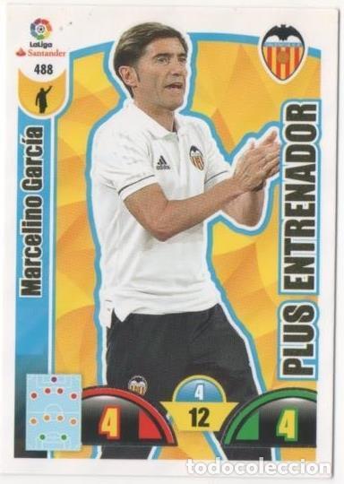 Coleccionismo deportivo: Cromo E00928: Album 2-Trading Car Game 2017-18, Marcelino Garc&iacute;a-PLUS ENTRENADOR: Valencia C.F. - LF