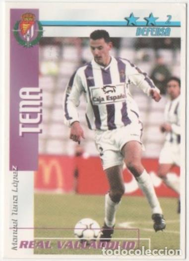 Coleccionismo deportivo: Cromo E00189: Fichas de la Liga 2003, Tena: Real Valladolid. Defensa - LFP