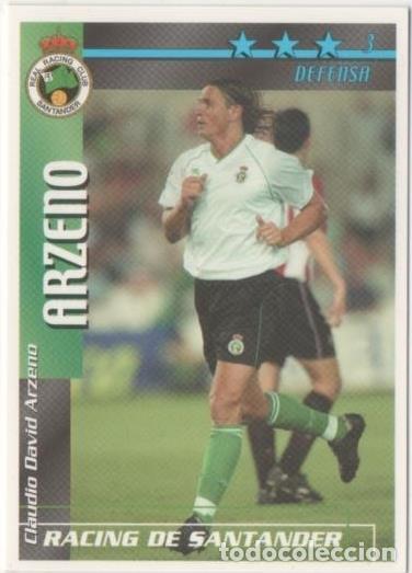 Sammelleidenschaft Sport: Cromo E00295: Fichas de la Liga 2003, Arzeno: Racing de Santander. Defensa - LFP