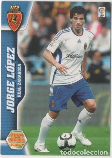 Sammelleidenschaft Sport: Cromo E00339: Mega Cracks 2010-11, Jorge L&oacute;pez: Real Zaragoza. Medio - LFP