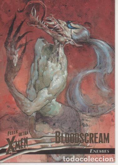 Colecionismo desportivo: Cromo E001516: Trading Cards. Fleer Ultra X-Men n&ordm; 65. Bloodscream, Enemies - Clift Nielsen
