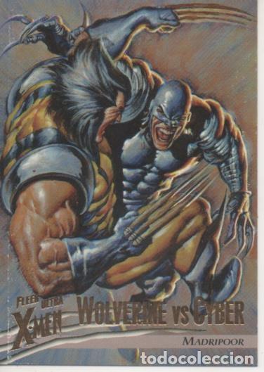 Colecionismo desportivo: Cromo E001511: Trading Cards. Fleer Ultra X-Men n&ordm; 50. Wlverine vs Cyber, Madripoor - Mark Texeira