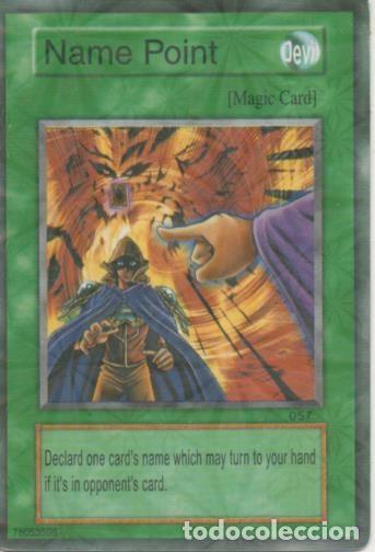 Coleccionismo deportivo: Cromo E001425: Trading Cards. Yu Gi Oh! Trading Card Game, Name Point - NULL