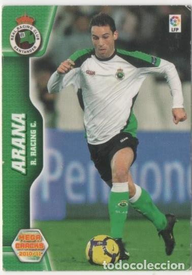 Sports collectibles: Cromo E00490: Album 2-Mega Cracks 2010-11, Arana: R.Racing C. Medio - LFP