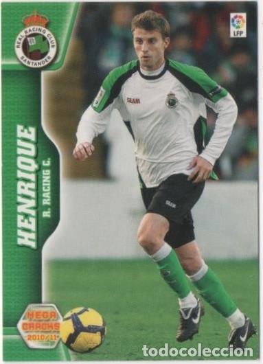 Sports collectibles: Cromo E00485: Album 2-Mega Cracks 2010-11, HenriquE R.Racing.C. Defensa - LFP