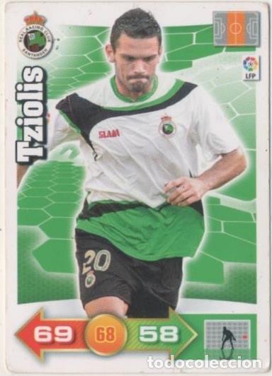 Collectionnisme sportif: Cromo E00508: Album 2-Trading Car Game 2010-11, Tziolis: R.R.C. Santander. Medio - LFP