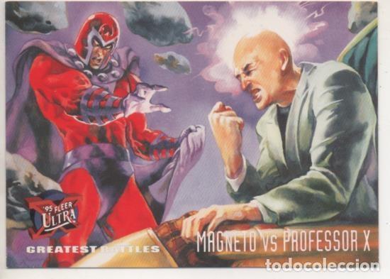 Sports collectibles: Cromo E001261: Trading Cards '95 Fleer Ultra n&ordm; 133. X-Men, Magneto vs Professor X - Ray Lago