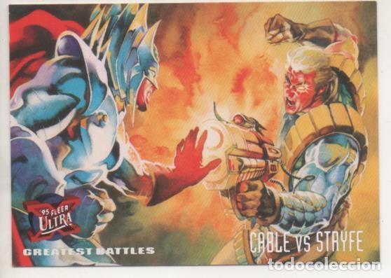 Sports collectibles: Cromo E001256: Trading Cards '95 Fleer Ultra n&ordm; 127. X-Men, Cable vs Stryfe - Ray Lago