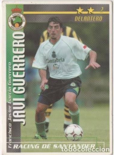 Sports collectibles: Cromo E00303: Fichas de la Liga 2003, Javi Guerrero: Racing de Santander. Delantero - LFP