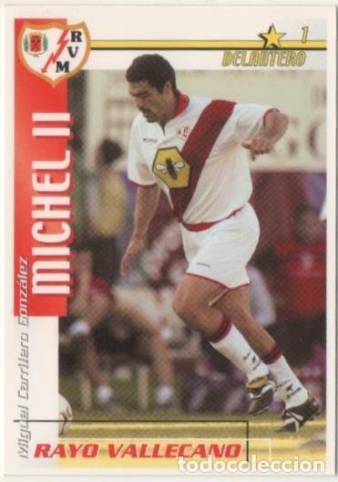 Sports collectibles: Cromo E00316: Fichas de la Liga 2003, Michel II: Rayo Vallecano. Delantero - LFP