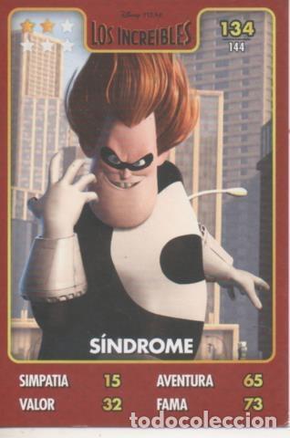 Coleccionismo deportivo: Cromo E001381: Trading Cards. Disney.Pixar. Los Increibles n&ordm; 134, S&iacute;ndrome - Disney-Pixar
