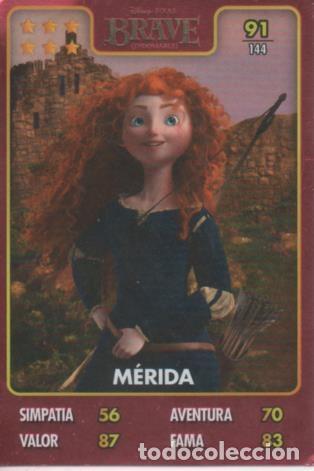 Coleccionismo deportivo: Cromo E001375: Trading Cards. Disney. Pixar. Brave n&ordm; 91. M&eacute;rida - Disney-Pixar
