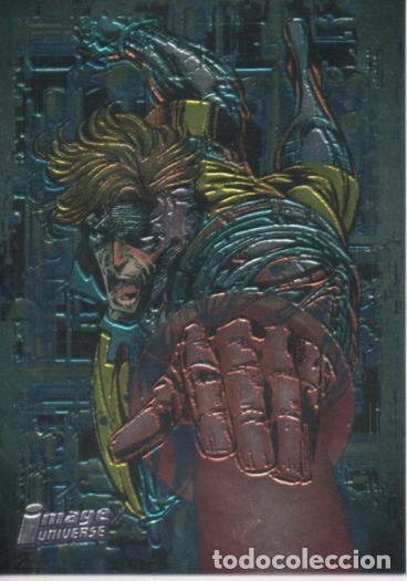 Coleccionismo deportivo: Cromo E001293: Trading Cards. Cyber Force n&ordm; 63, Heartwave - Marc Silvestri, Scott Williams