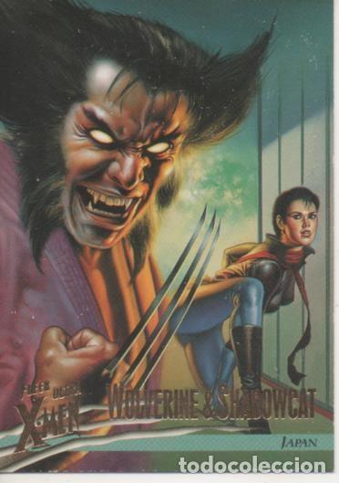 Coleccionismo deportivo: Cromo E001489: Trading Cards. Fleer Ultra X-Men n&ordm; 36. Wolverine vs Shadowcat, Japan - Boris Vallejo