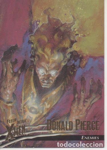 Coleccionismo deportivo: Cromo E001515: Trading Cards. Fleer Ultra X-Men n&ordm; 66. Donal Pierce, Enemies - Clift Nielsen