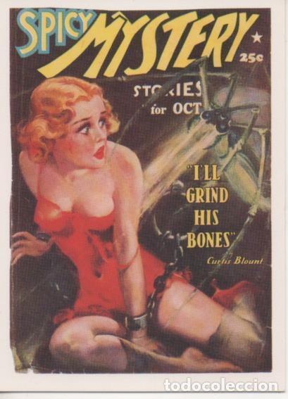 Colecionismo desportivo: Cromo E001937: Cards. Bizarre Detective n&ordm; 30, Spicy MysteryStories - Curtis Blount