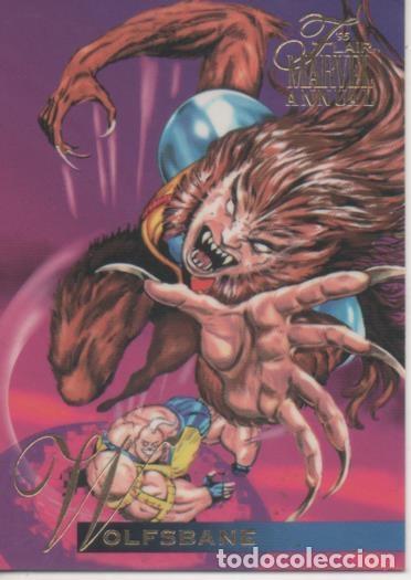 Collezionismo sportivo: Cromo E001901: Trading Cards. '95 Flair Marvel Annual. Wolfsbane - NULL